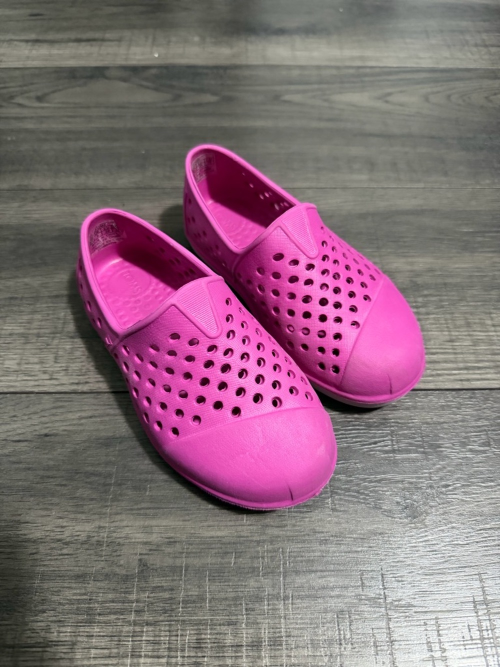 Toms Kids Hot Pink Slip-On Water Shoes
